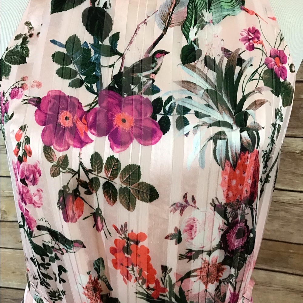 Banana Republic Pink and Green Midi Sundress - Picture 5 of 9